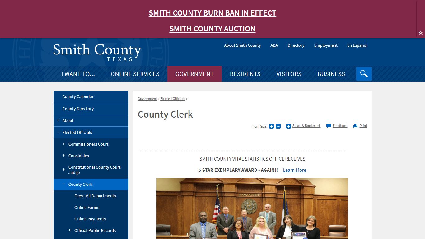 County Clerk | Smith County, TX