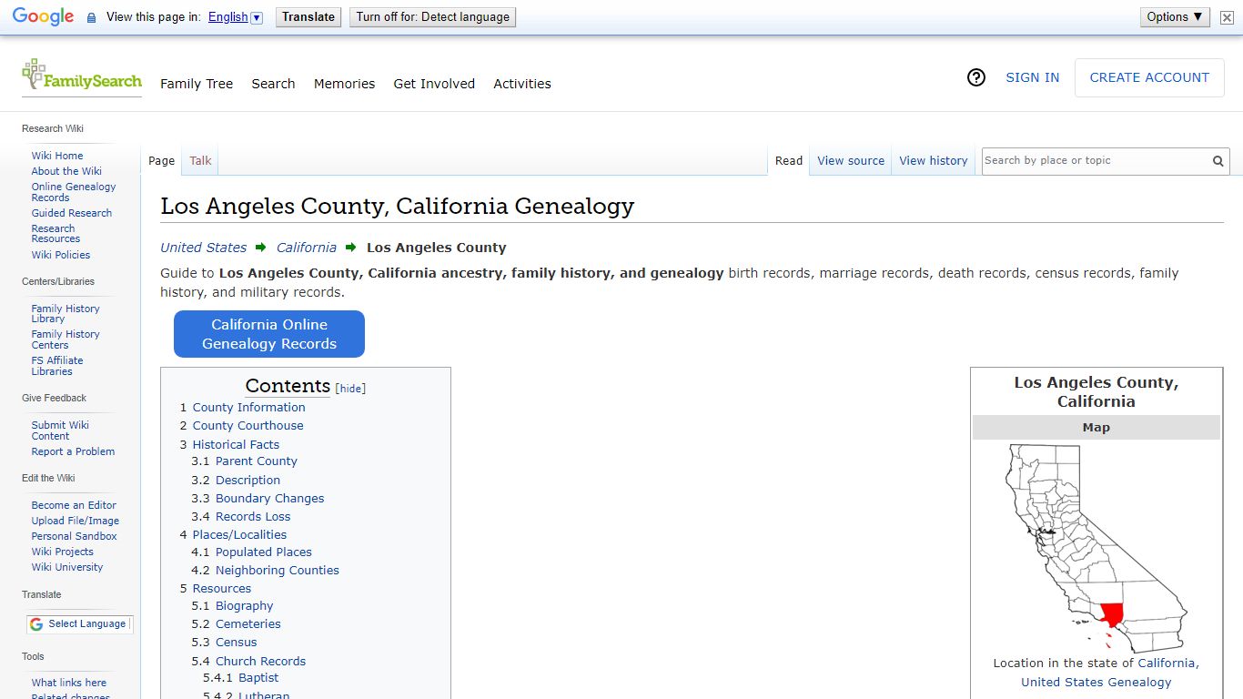 Los Angeles County, California Genealogy • FamilySearch